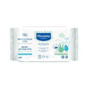 Mustela Lingettes de Coton à l'Eau Nettoyantes, 60x