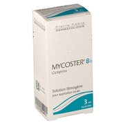 Mycoster 8 %, flacon de 3 ml de solution pour application locale