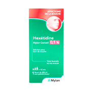 Mylan Hexetidine Solution pour Bain de Bouche 0.1%, Flacon de 200 ml