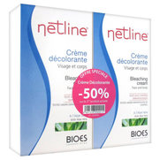 Netline creme decolorante visage corps lot 2