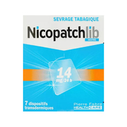NicopatchLib Nicotine 14mg/24h, 7 Dispositifs Transdermiques