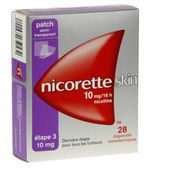 Nicoretteskin 10 mg/16 heures, 28 dispositifs transdermiques