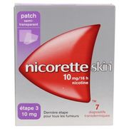 Nicoretteskin 10 mg/16 heures, 7 dispositifs transdermiques