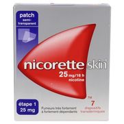 Nicoretteskin 25 mg/16 heures, 7 dispositifs transdermiques