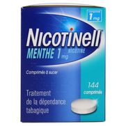 Nicotinell menthe 1 mg, 144 comprimés à sucer