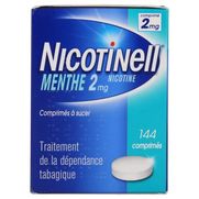 Nicotinell menthe 2 mg, 144 comprimés à sucer
