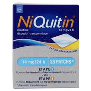 Niquitin 14 mg/24 heures, 28 dispositifs transdermiques