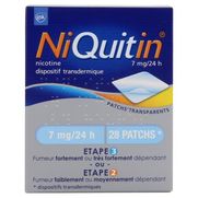 Niquitin 7 mg/24 heures, 28 dispositifs transdermiques
