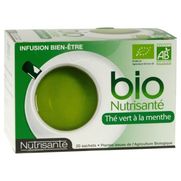 Nutrisante infusion bio the vert menthe sachet 20