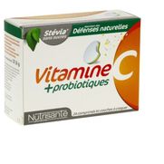 Nutrisante vitamine c + probiotique cpr croq 12 x2