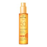 NUXE Sun Huile Solaire Bronzante Haute Protection SPF50, 150 ml