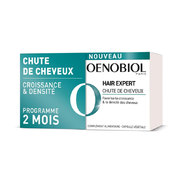 Oenobiol Hair Expert Chute de Cheveux 2 Mois, 2 x 30 Capsules