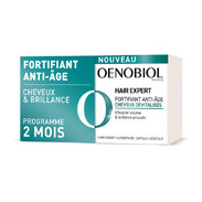 Oenobiol Hair Expert Fortifiant Anti-Âge 2 Mois, 2 x 30 Capsules