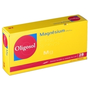 Oligosol magnesium solution buvable, 28 ampoules