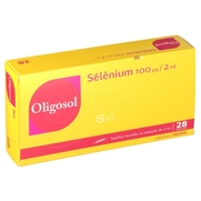 Oligosol selenium 100mcg/2ml solution buvable, 28 ampoules