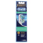 Oral-b brossettes de rechange oral-b dual clean pack de 3