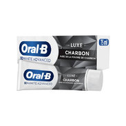 Oral-B Dentifrice 3D White Advanced Luxe Charbon, 75 ml