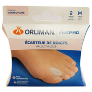 Orliman Feetpad écarteur doigt hallux valgus medium, x2