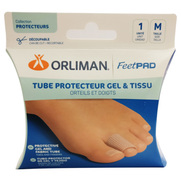 Orliman Feetpad tube protecteur orteils et doigts M, 1 unité