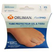 Orliman Feetpad tube protecteur orteils et doigts XS, 1 unité