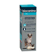 Otostan Solution Auriculaire Chien et Chat Flacon Compte Gouttes, 15 ml