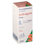 Oxomemazine sandoz 0,33 mg/ml, flacon de 150 ml de sirop