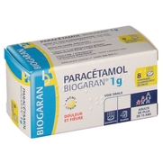 Paracetamol biogaran 1 g, 8 comprimés effervescents sécables