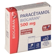 Paracetamol biogaran 500 mg, 16 gélules