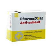 Pharmadose compresse antiadhesif 12