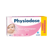 Physiodose Sérum Physiologique Unidose 5 ml, x 40