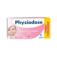 Physiodose sérum physiologique unidose 5 ml, x 40