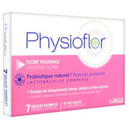 Physioflor probiotique vaginale boite de 7 gélules