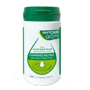 Phytosun Arôms Comprimés neutres pour absorption des huiles essentielles, 45 comprimés
