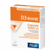 Pileje D3 Biane 1000UI, 30 Capsules