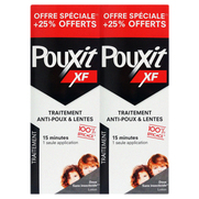 Pouxit XF Lotion Format Familial 200 + 50 ml Offert, Lot de 2