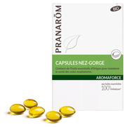 Pranarôm Aromaforce capsules nez gorge, 30 capsules