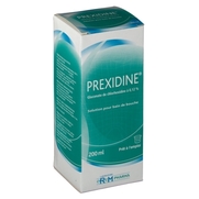 Prexidine 0,12 %, flacon de 200 ml de solution pour bain de bouche