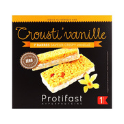 Protifast Crousti'Vanille Saveur Crispy Vanille, 7 Barres Hyperprotéinées
