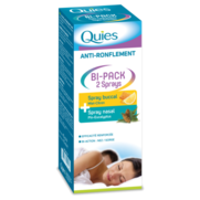 Quies anti ronflement bi pack 2 sprays buccal et nasal