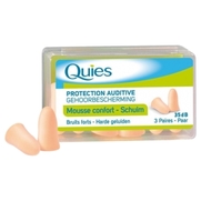 Quies protection auditive mousse chair - 3 paires