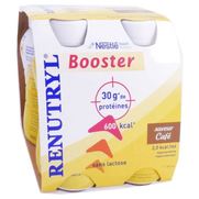 Renutryl booster sans lactose boisson cafe, 4 x 300 ml