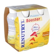 Renutryl booster sans lactose boisson caramel, 4 x 300 ml