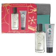 Roger & Gallet Coffret Noël Trousse l'Homme Cèdre Eau de Toilette + Gel Douche Offert 2020, 100 ml + 50 ml