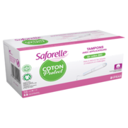 Saforelle coton protect tampons avec applicateurs, x 16