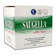 Saugella serviettes hygiéniques cotton touch packk nuit - boîte de 12