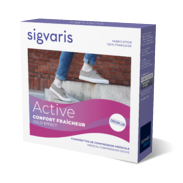 SIGVARIS FEMME CLASSE 2 ACTIVE CONFORT FRAICHEUR CHAUSSETTES MN ECRU