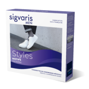 SIGVARIS HOMME CLASSE 2 STYLES MARINIERE CHAUSSETTES MN MARINE NOIR