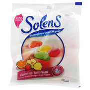 Solens sans sucre gommes tutti fruti, 100 g