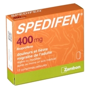 Spedifen 400 mg, 12 comprimés pelliculés