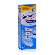 Steradent triple action comprime effervescent, x 60